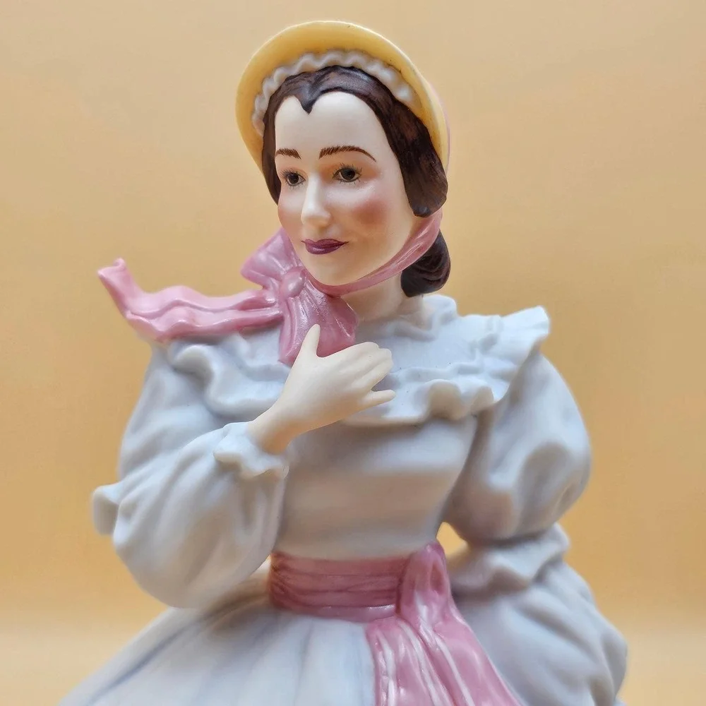 RARE Franklin Mint Melanie Wilkes‎ Porcelain Doll Gone With The Wind Book 1988
